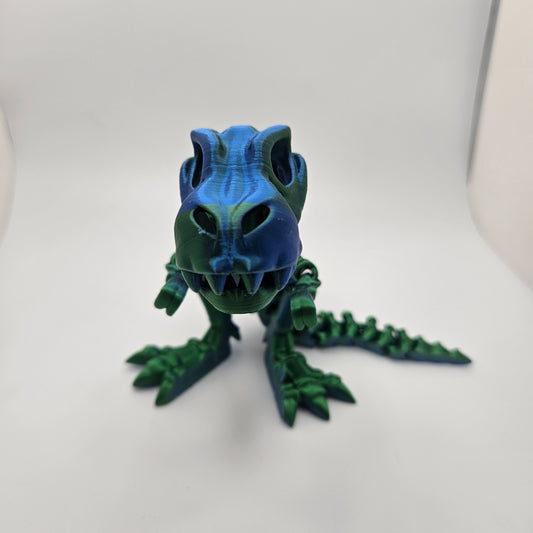 T-REX DINOSAUR GREEN/BLUE