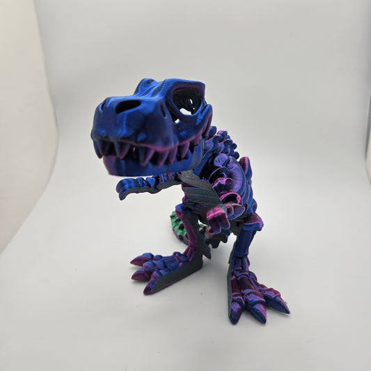 T-REX DINOSAUR GREEN/BLUE/PURPLE