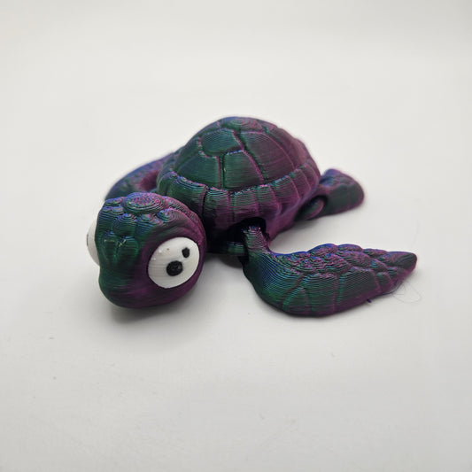 SEA TURTLE GREEN/BLUE/PURPLE